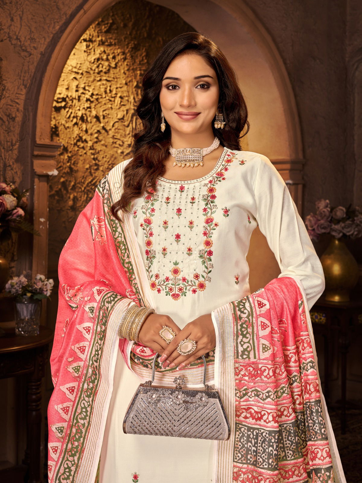 Arzoo Silk By Sharda Premium Silk Designer Kurti With Bottom Dupatta Wholesale Shop In Surat